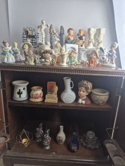 Huge Lot Of Vintage And Antique Knick Knacks 