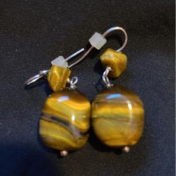 Tiger Eye Earrings