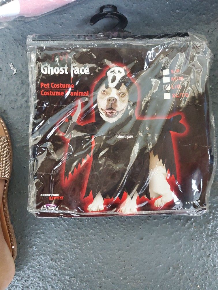 Dog Ghost Face Costume