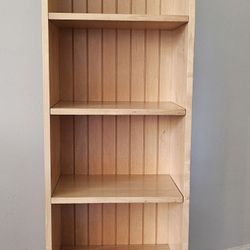 Small Storage Tower | Maple Finish | 5-Tier Organizer