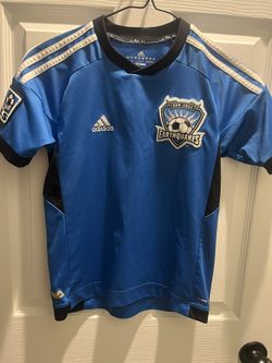 San Jose Earthquakes Adidas Soccer Jersey - Youth Small