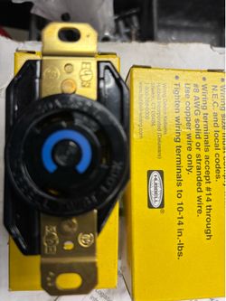 2 L6-30 receptacles brand new