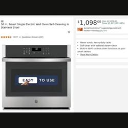Brand New GE 30" Smart Wall Oven $550