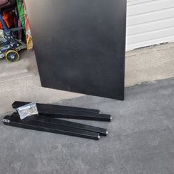 Black Kitchen Table   2 Minute  Assembly 