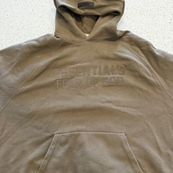 Essentials FEAR OF GOD Hoodie Sweatshirt - Large