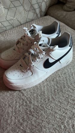 Nike Air Force 1 White/Black – Size 5Y