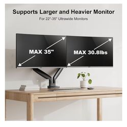 Dual Ultrawide Monitor Mount for 22-35 inch