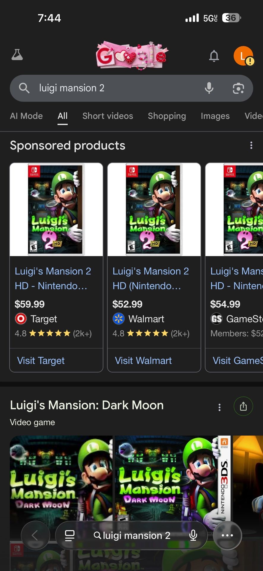 Luigi Mansion 2