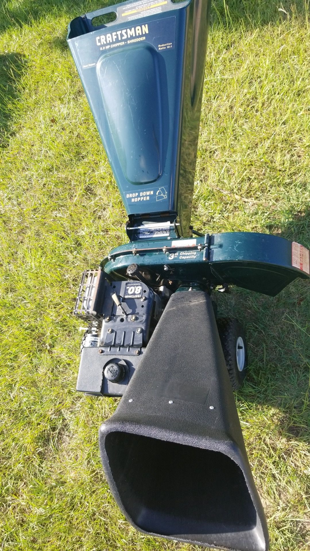 CRAFTSMAN 8.O HP CHIPPER, SHREDDER for Sale in Lindale, TX OfferUp