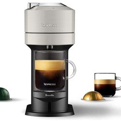 Nespresso Vertuo Next Coffee and Espresso Machine by Breville, Light Grey