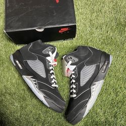 JORDAN 5 BLACK METALLIC REIMAGINED SIZE 10