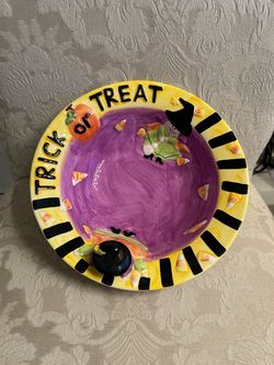 Trick or Treat Halloween Candy Bowl