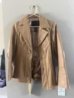 Woman’s Guess Jacket-genuine Leather Like New