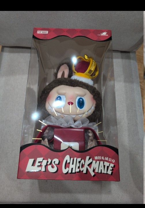 Pop mart The monsters Let's Checkmate Labubu. Original. Firm