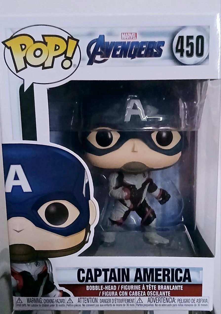 Funko pop! Captain America Endgame, vinyl figure, superhero, marvel #450 