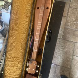 Vintage From Folk Music Center Hand Crafted By Stan From 20 Year Old Cherry Wood 