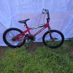 20-inch Dynacraft Wipeout Boys BMX Bike in red.