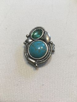 Faux Turquoise ring