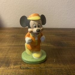 Vintage 1970s Walt Disney Productions Mickey Mouse Jogging Figurine