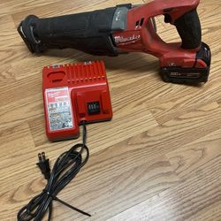 For Sale: Milwaukee M18 FUEL SAWZALL Reciprocating Saw Kit w/ 5.0Ah Battery & Charger