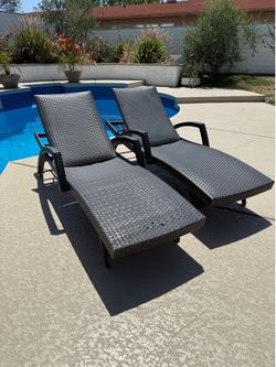 Patio Pool Loungers