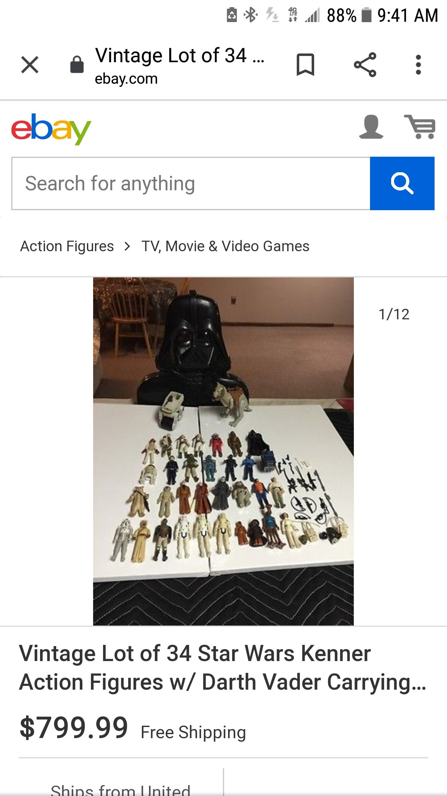 STAR WARS ACTION FIGURES VINTAGE