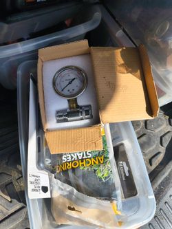 Pressure Gauge with Quick Connect Fitting