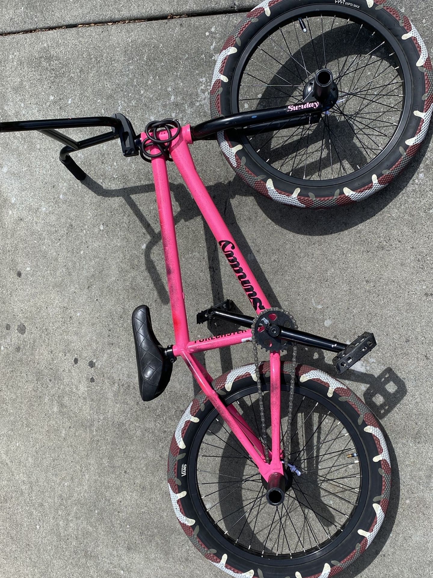 Sunday Bmx Bike with Lots Of Custom Parts