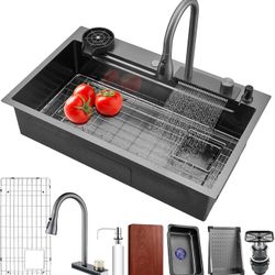 Waterfall Kitchen Sink