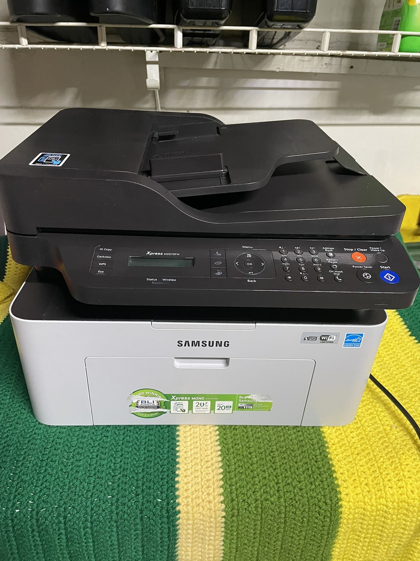 Samsung Xpress M2070FW monochrome laser printer