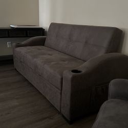 Brown futon Excellent Condition 