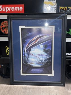Disney Monorail Framed Artwork