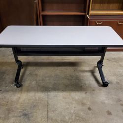 Laminated Top Folding Training Table $200 (Good Condition)