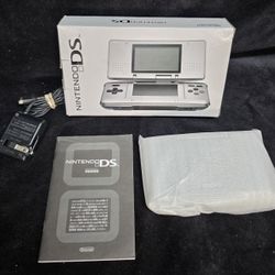 Original Nintendo DS NTR-001 (Silver) – JAPANESE REGION FREE CIB