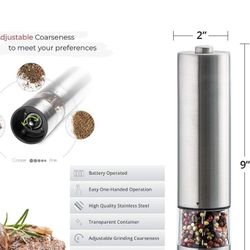 Electric Salt Or Pepper Grinder