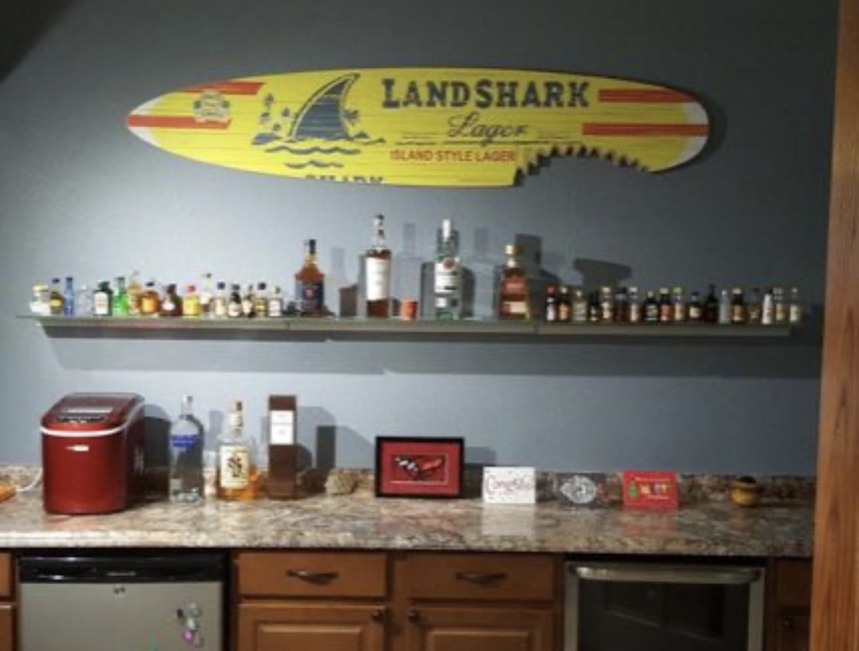 Rare Landshark Lager Surfboard Sign