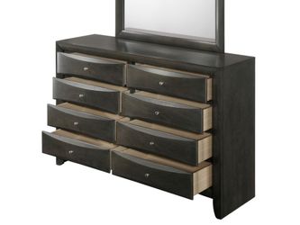 Brand new 59" x 38"H grey dresser