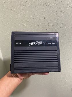 Twister Audio M75.4 80w 4 Channel Amplifier, good working condition