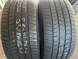 Two used tires 285-50-20 Michelin defender