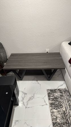 Grey Wood Center Table