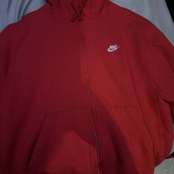 Zip Up Nike Sweater Size XL
