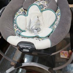 Graco Gliding Swing + Free Baby Shopping Cart Cover 