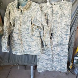 Army Military Gore-Tex Waterproof Rain Jacket And Pants