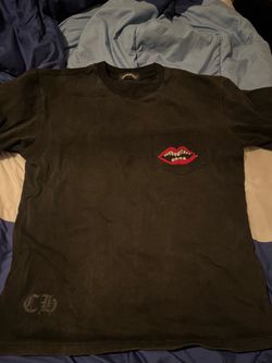 Chrome Hearts Lips Graphic Pocket T-Shirtc