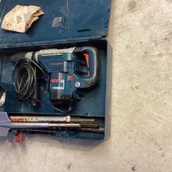 Bosch Demolition, Hammer With Speed Control, Comes With A New Spade, A Chisel, And Some Drilling Bits. Good.  Price Is Firm.  Cash Only.