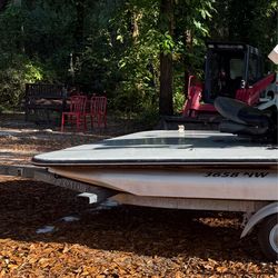 flats boat with yamaha pro50