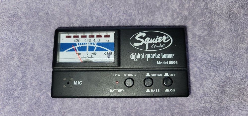 Squire Digital Quartz Tuner 5006