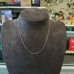 14KT thin diamond cut chain 41112-1