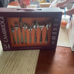 Cambridge 51 Piece Stainless Steel Flatware