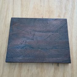 Red Oak End Grain Cutting Board(Carbon)
